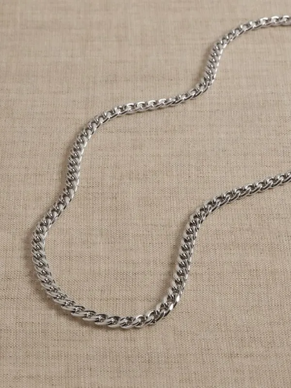 Ravena Delicate Curb Link Necklace | Aureus + Argent sold by Banana Republic