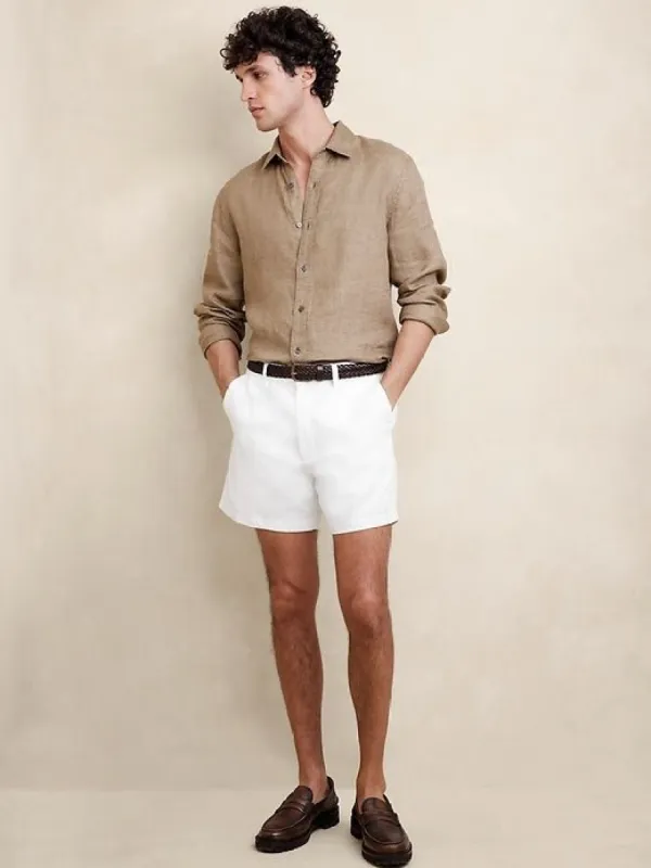 Lino 5" Linen Short sold by Banana Republic