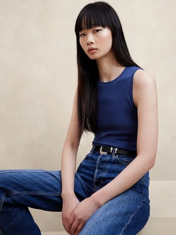 Ribbed Cutaway Tank sold by Banana Republic