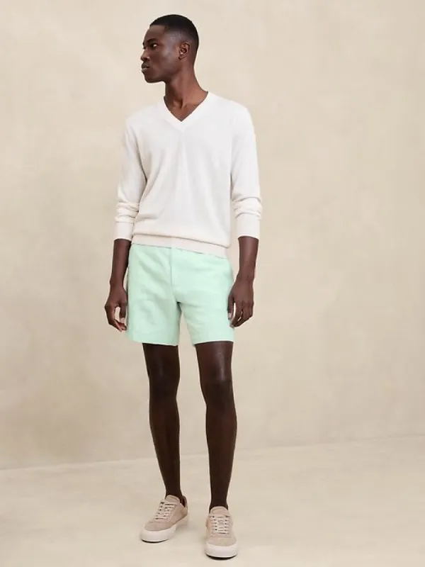 Lino 7" Linen Short sold by Banana Republic