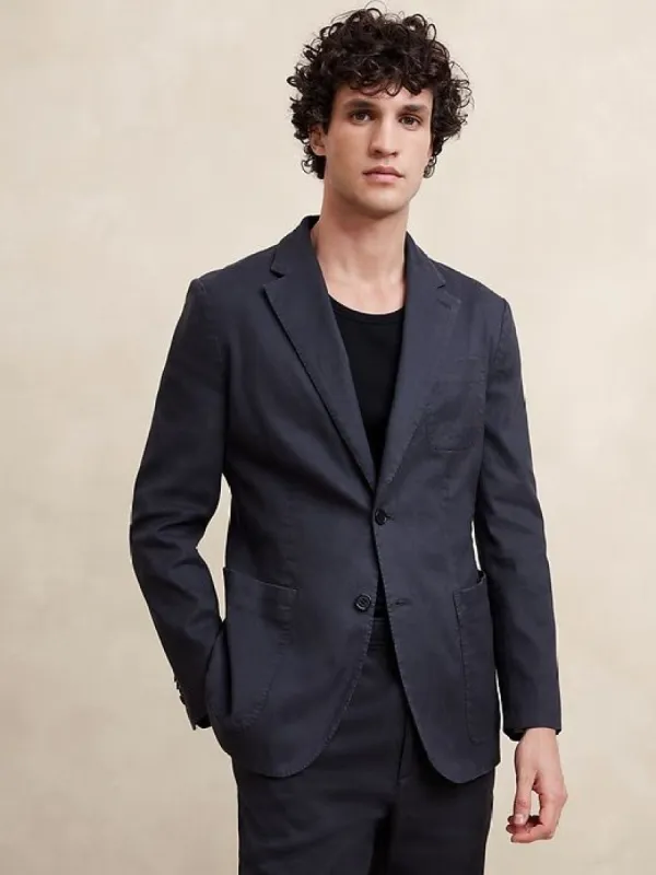 Traveler Linen-Cotton Blazer sold by Banana Republic