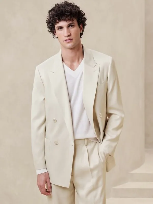 Reyes Italian Satin Tuxedo Jacket sold by Banana Republic