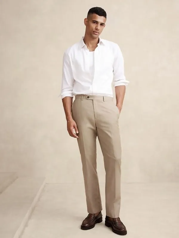 Signature Italian Twill Suit Pant sold by Banana Republic
