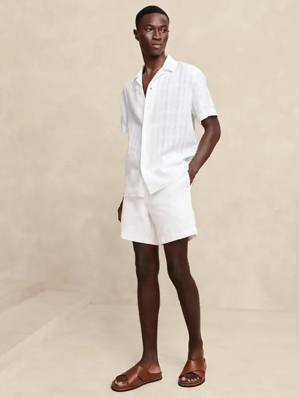 Rincon Linen-Cotton Resort Shirt sold by Banana Republic