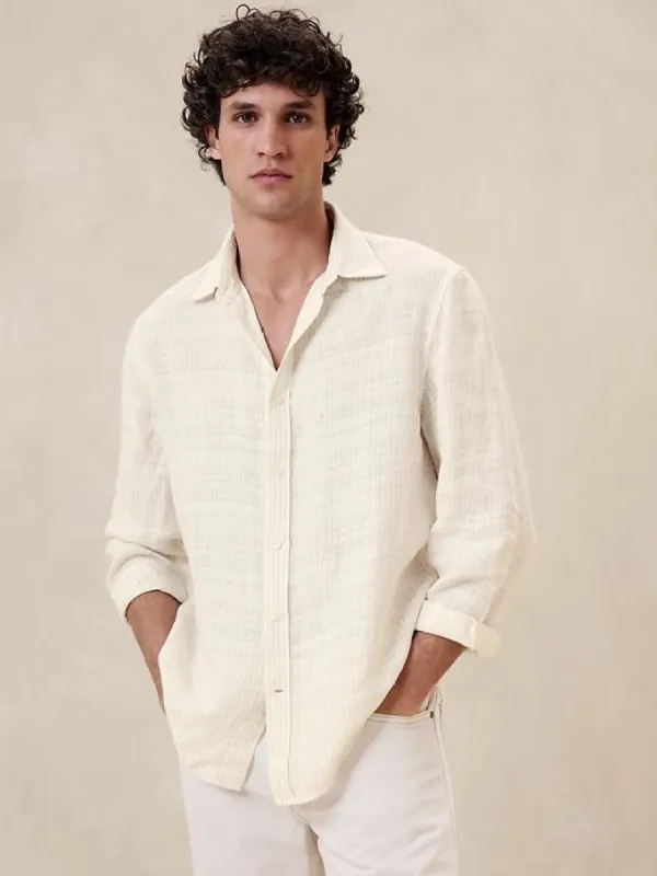 Castello Linen Shirt sold by Banana Republic