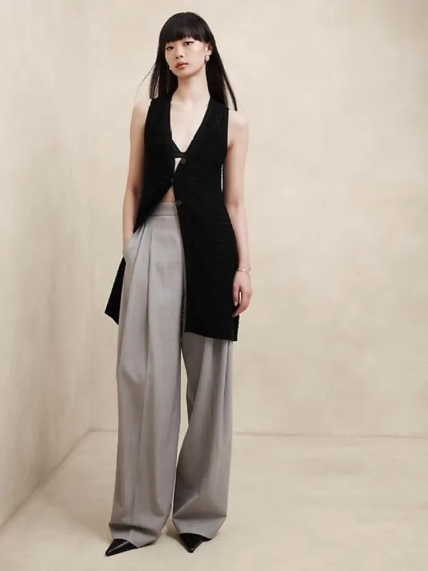 Janie Cotton Sweater Vest sold by Banana Republic