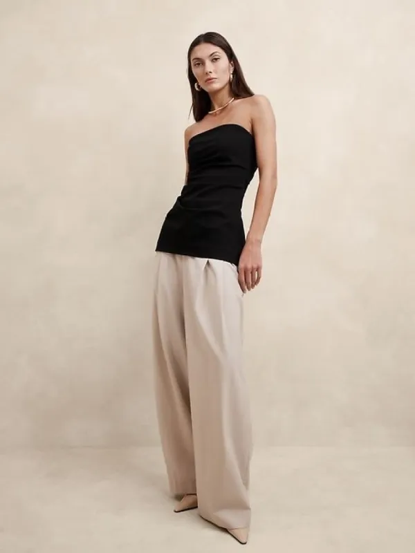Everywhere Ponte Strapless Top sold by Banana Republic