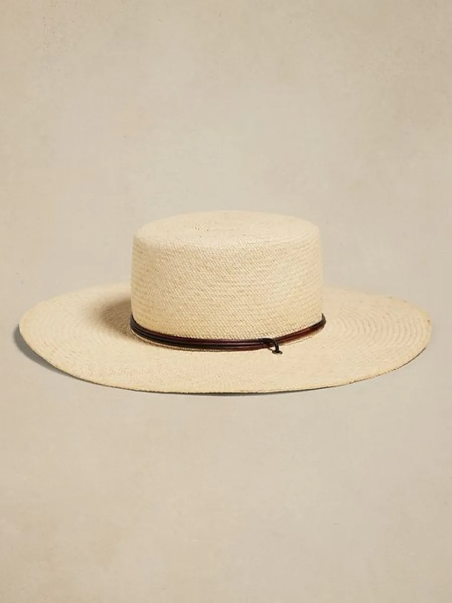 Strawnyx Straw Hat | Hampui sold by Banana Republic