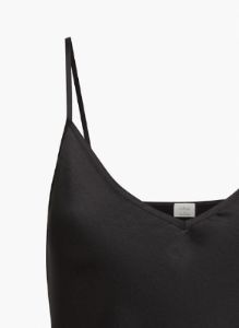 Wilfred Women's Sonnet Satin Dress in Black/Black size 2XS sold by Aritzia