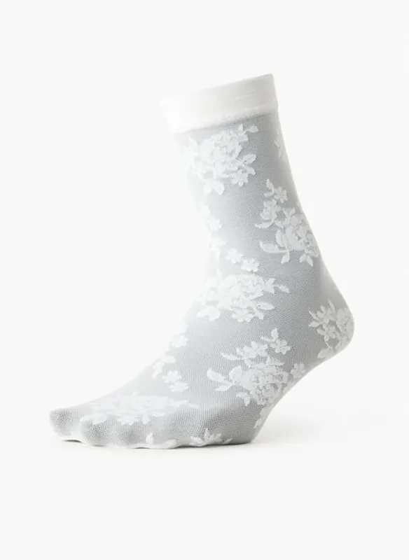 floret crew sock sold by Aritzia