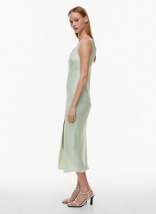fonda satin dress sold by Aritzia