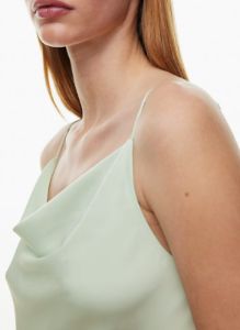 fonda satin dress sold by Aritzia