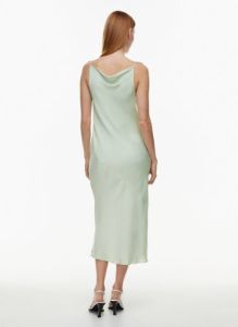 fonda satin dress sold by Aritzia