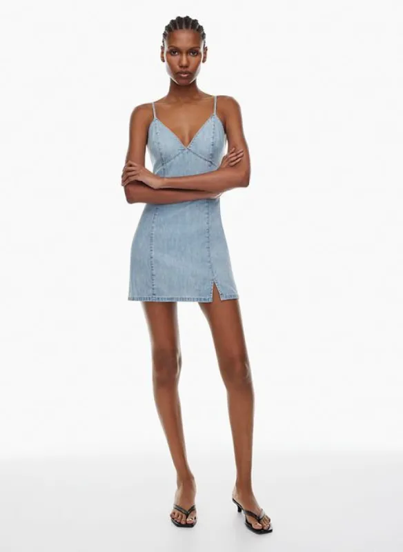 the 90s slip denim dress sold by Aritzia