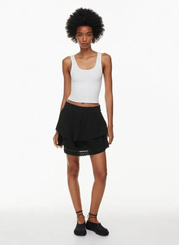 honeydew skirt sold by Aritzia