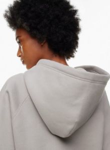 cozy fleece mega raglan cropped hoodie sold by Aritzia