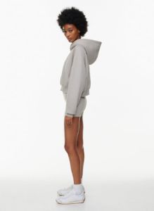 cozy fleece mega raglan cropped hoodie sold by Aritzia