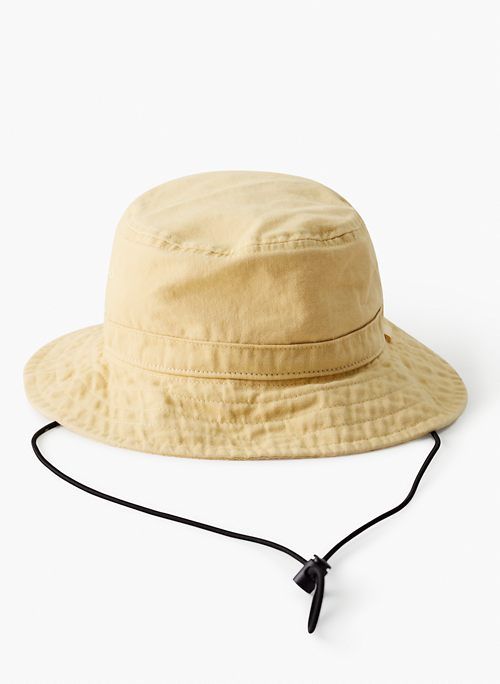 drawcord bucket hat sold by Aritzia