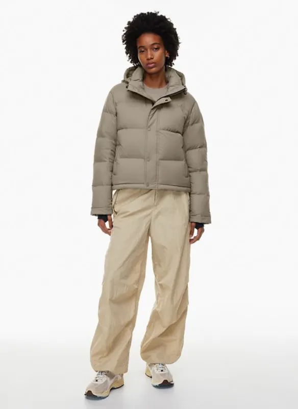 the super puff™ shorty sold by Aritzia