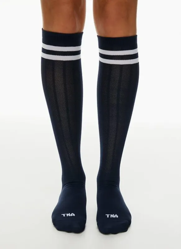 manchester knee-high sock 3-pack sold by Aritzia