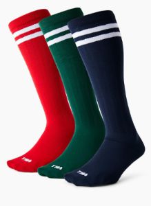 manchester knee-high sock 3-pack sold by Aritzia