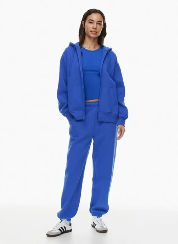 cozy fleece boyfriend zip hoodie sold by Aritzia