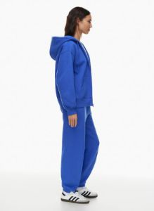 cozy fleece boyfriend zip hoodie sold by Aritzia