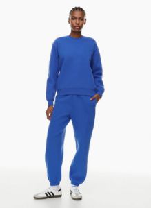 cozy fleece perfect crew sweatshirt sold by Aritzia