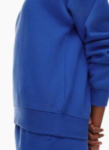 cozy fleece perfect crew sweatshirt sold by Aritzia