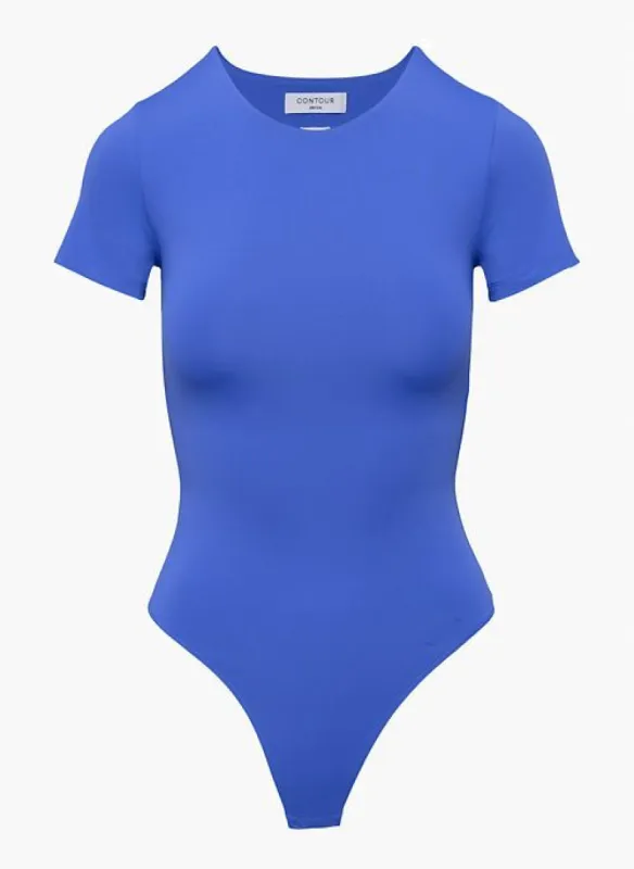 contour crew shortsleeve bodysuit sold by Aritzia