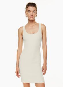sculpt knit squareneck mini dress sold by Aritzia