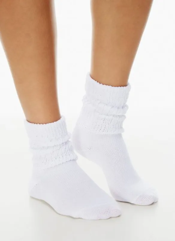 scrunch ankle sock sold by Aritzia