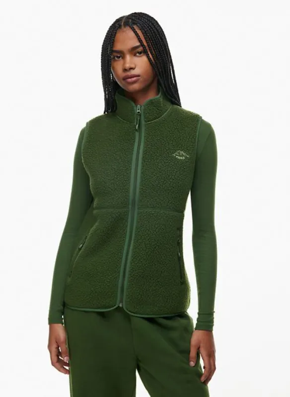 polartec® thermal pro® mockneck vest sold by Aritzia