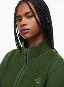 polartec® thermal pro® mockneck vest sold by Aritzia