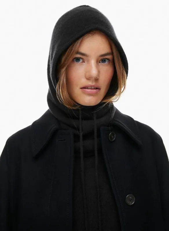 luxe cashmere solitude hood sold by Aritzia