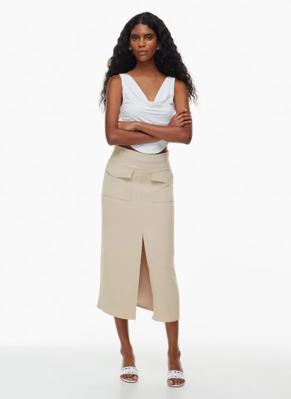 discover cargo skirt sold by Aritzia