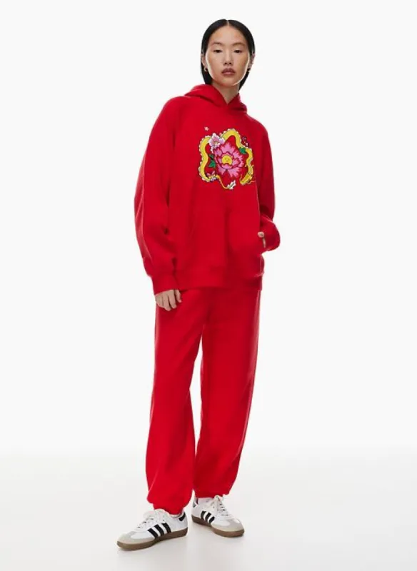 lunar new year mega raglan hoodie sold by Aritzia