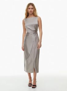 illustrious satin dress sold by Aritzia