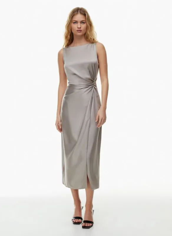 illustrious satin dress sold by Aritzia