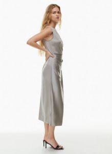 illustrious satin dress sold by Aritzia