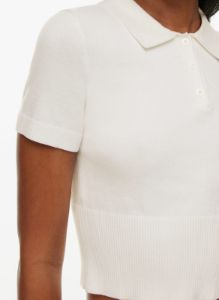 essex polo sweater sold by Aritzia