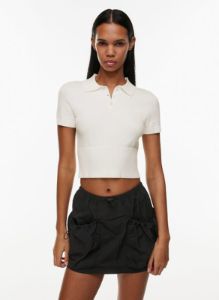 essex polo sweater sold by Aritzia