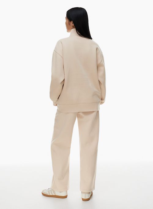 cozy fleece boyfriend 1/2 zip sweatshirt sold by Aritzia product image thumbnail 5