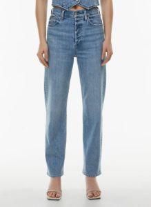the arlo hi-rise straight jean sold by Aritzia