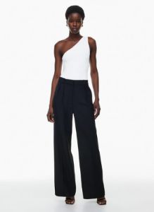 contour one-shoulder bodysuit sold by Aritzia