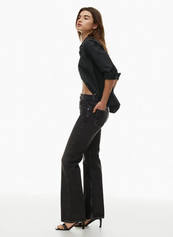 vidia mid rise boot jean sold by Aritzia