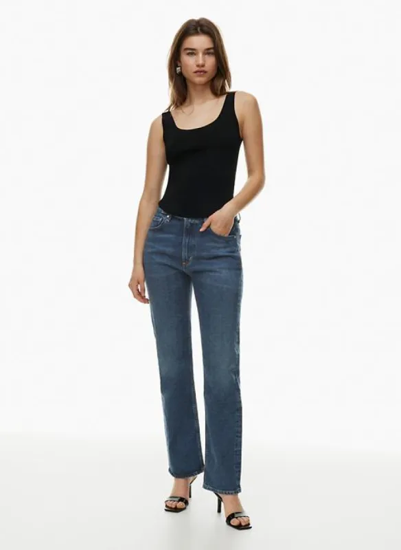 zurie straight leg jean sold by Aritzia