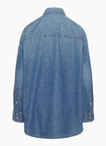 the 80s comfy denim shirt sold by Aritzia