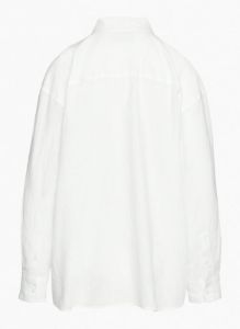 essential linen oversized shirt sold by Aritzia