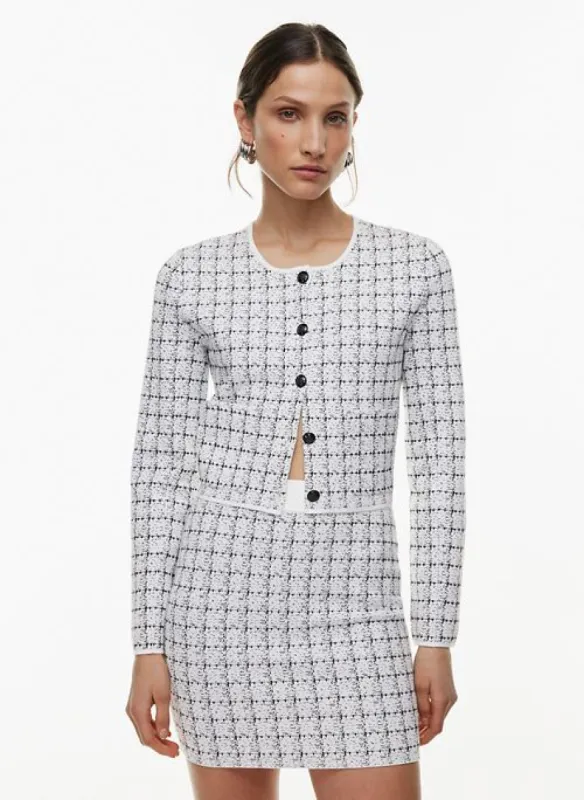 notable cardigan sold by Aritzia